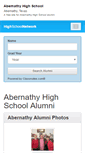 Mobile Screenshot of abernathyhighschool.com
